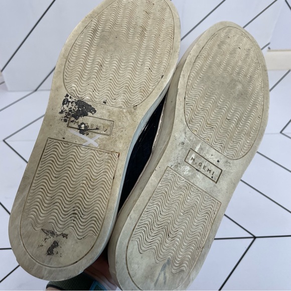 M. Gemi | Cerchio Woven Suede Slip on Sneaker Black Size 39 - Picture 12 of 15